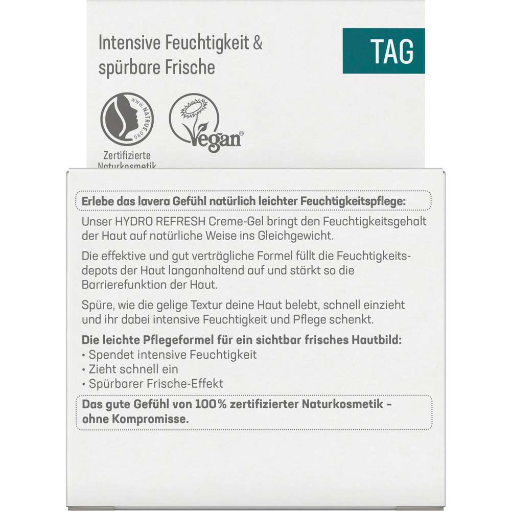 Produktabbildung lavera Hydro Refresh Creme-Gel