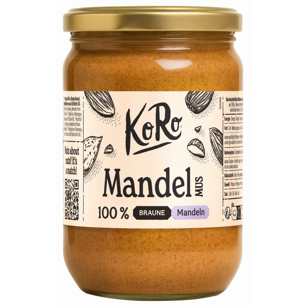 Produktabbildung KoRo Braunes Mandelmus