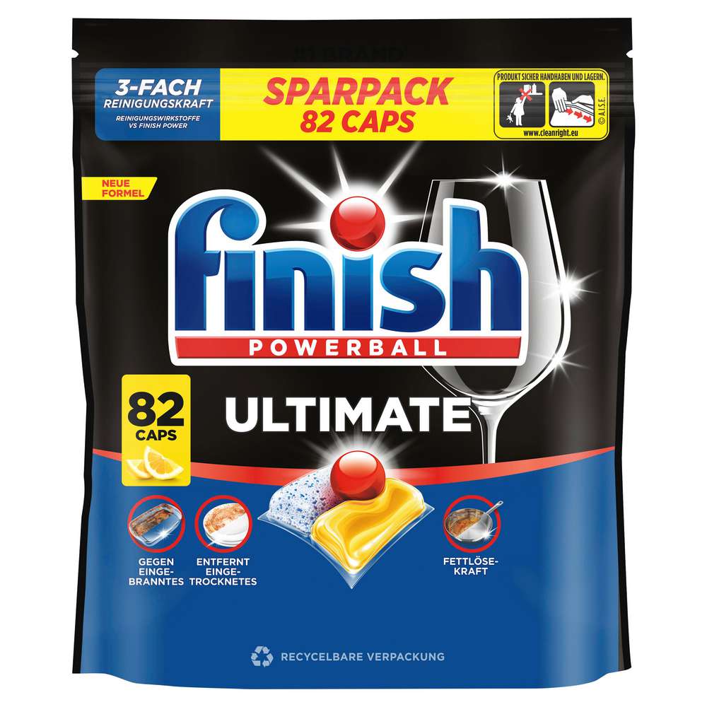 Produktabbildung Finish Spülmaschinen-Caps Powerball Ultimate, Citrus