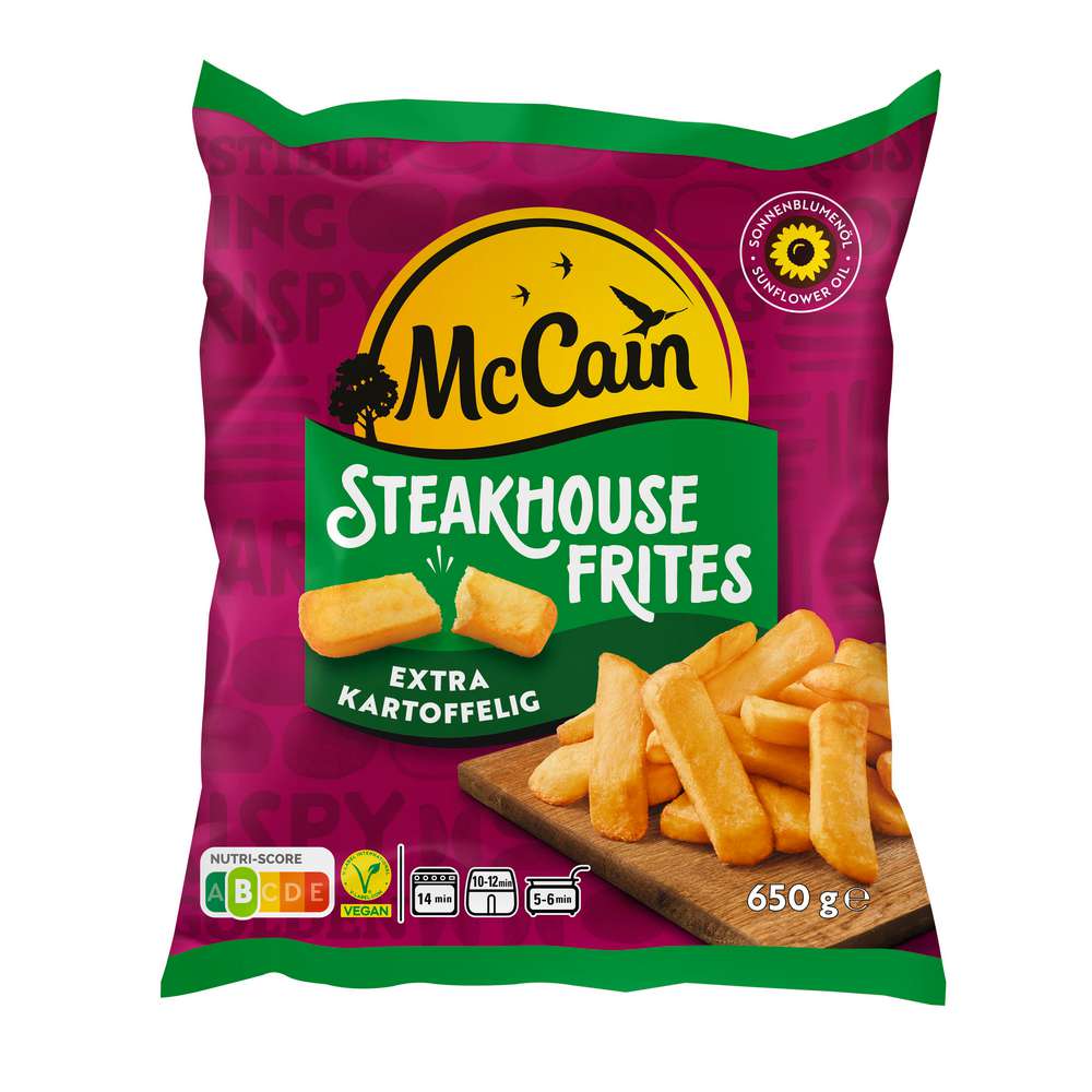 Produktabbildung McCain Steakhouse Pommes Frites, tiefgekühlt