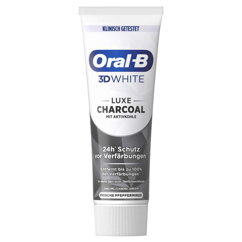 Produktabbildung Oral-B Zahncreme 3D White Luxe Charcoal