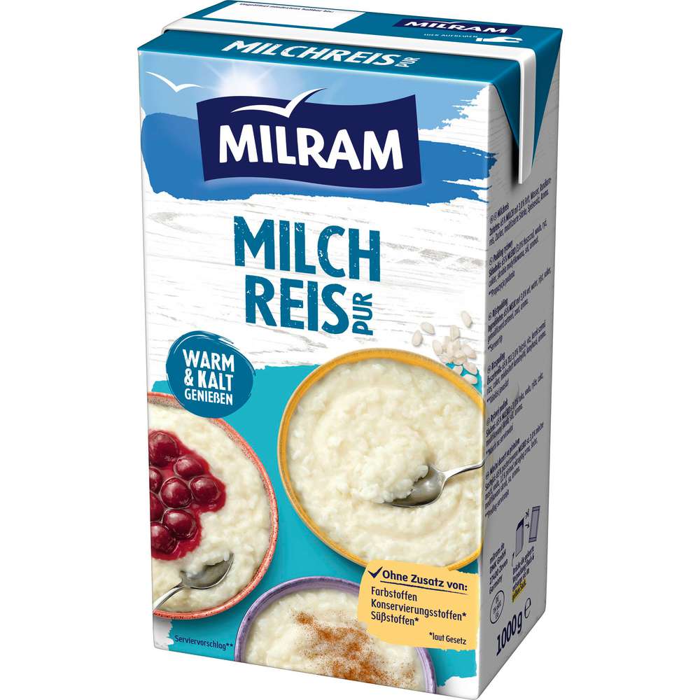 Produktabbildung Milram Milchreis, pur