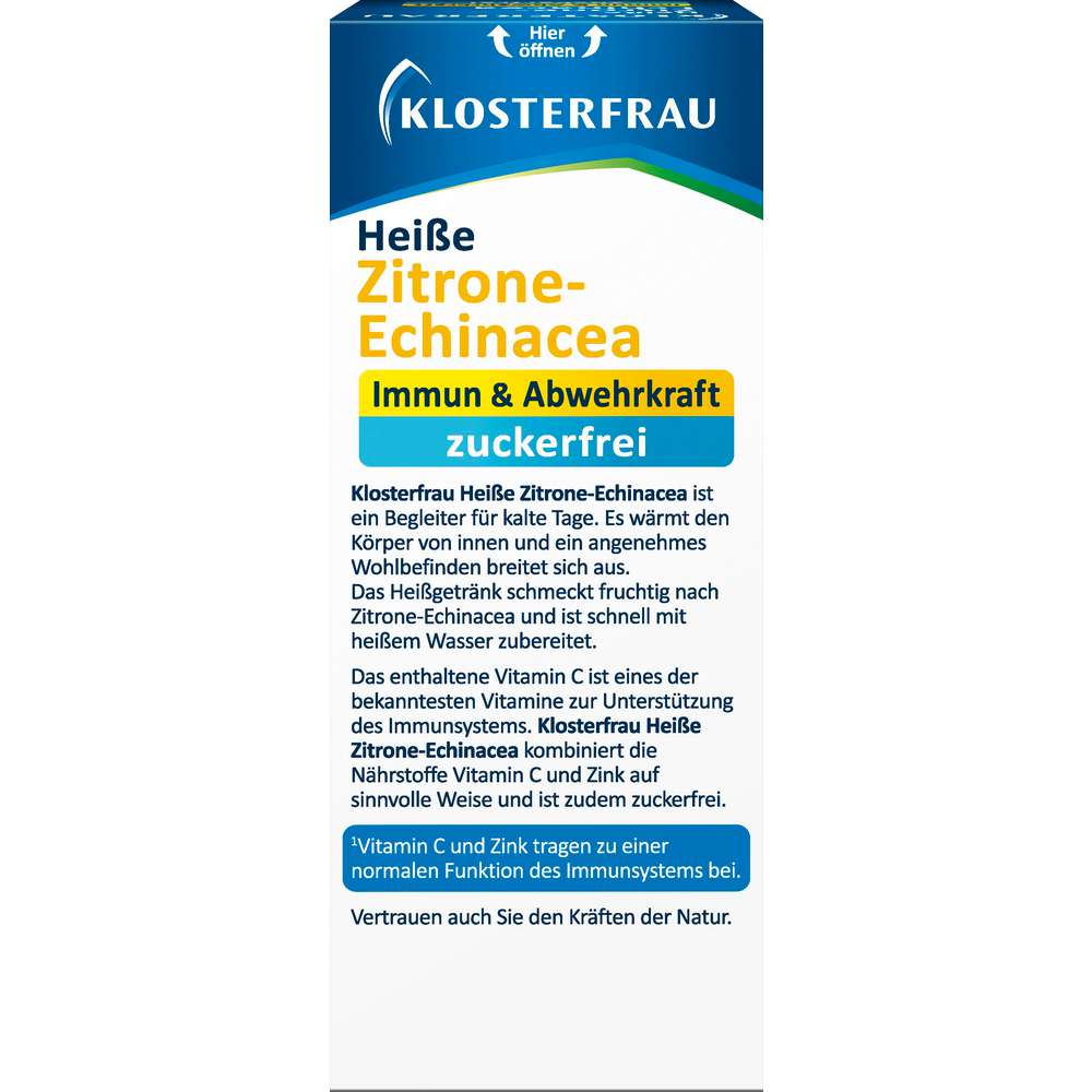 Produktabbildung Klosterfrau Heiße Zitrone-Echinacea, zuckerfrei