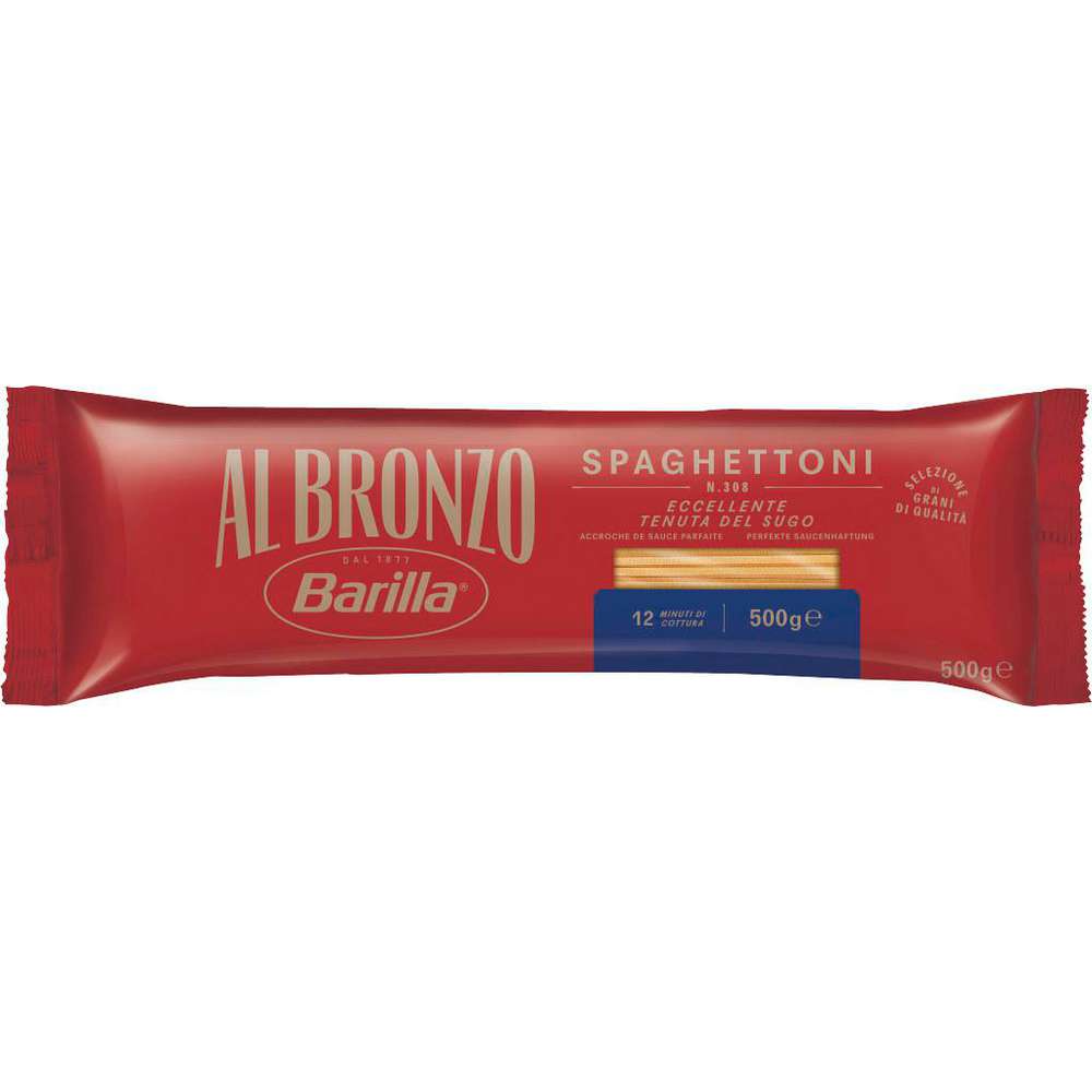 Produktabbildung Barilla Al Bronzo Spaghettoni, Pasta