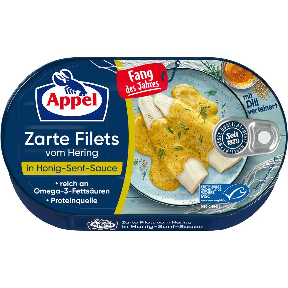Produktabbildung Appel Heringsfilet, Honig-Senf