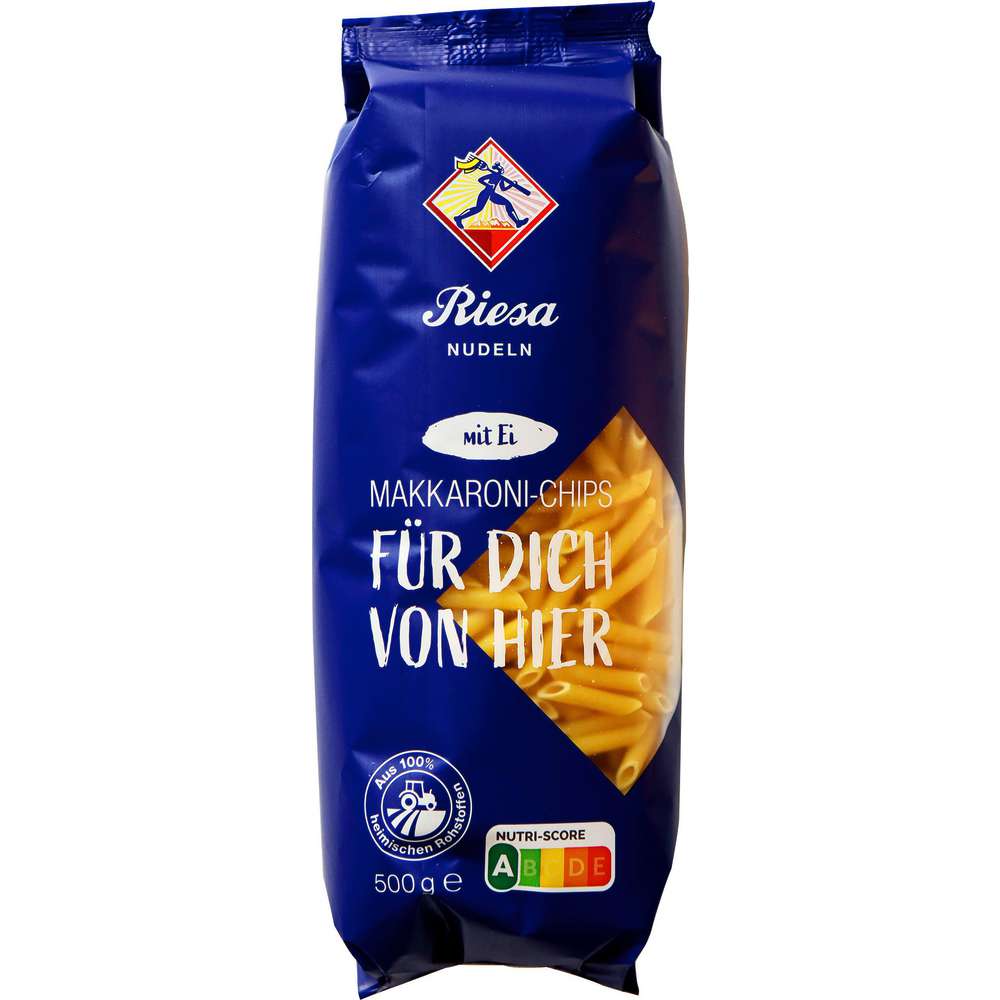 Produktabbildung Riesa Fitmacher, Makkaroni-Chips
