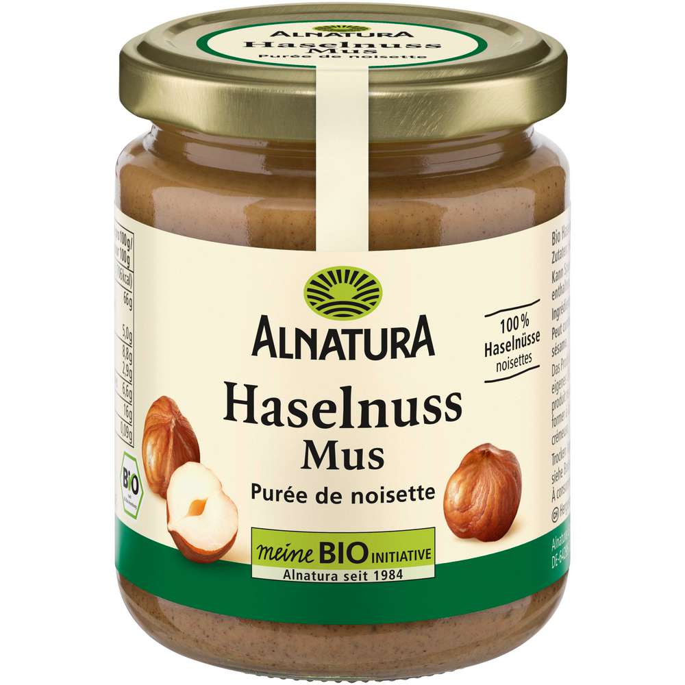 Produktabbildung Alnatura Bio Haselnuss Mus