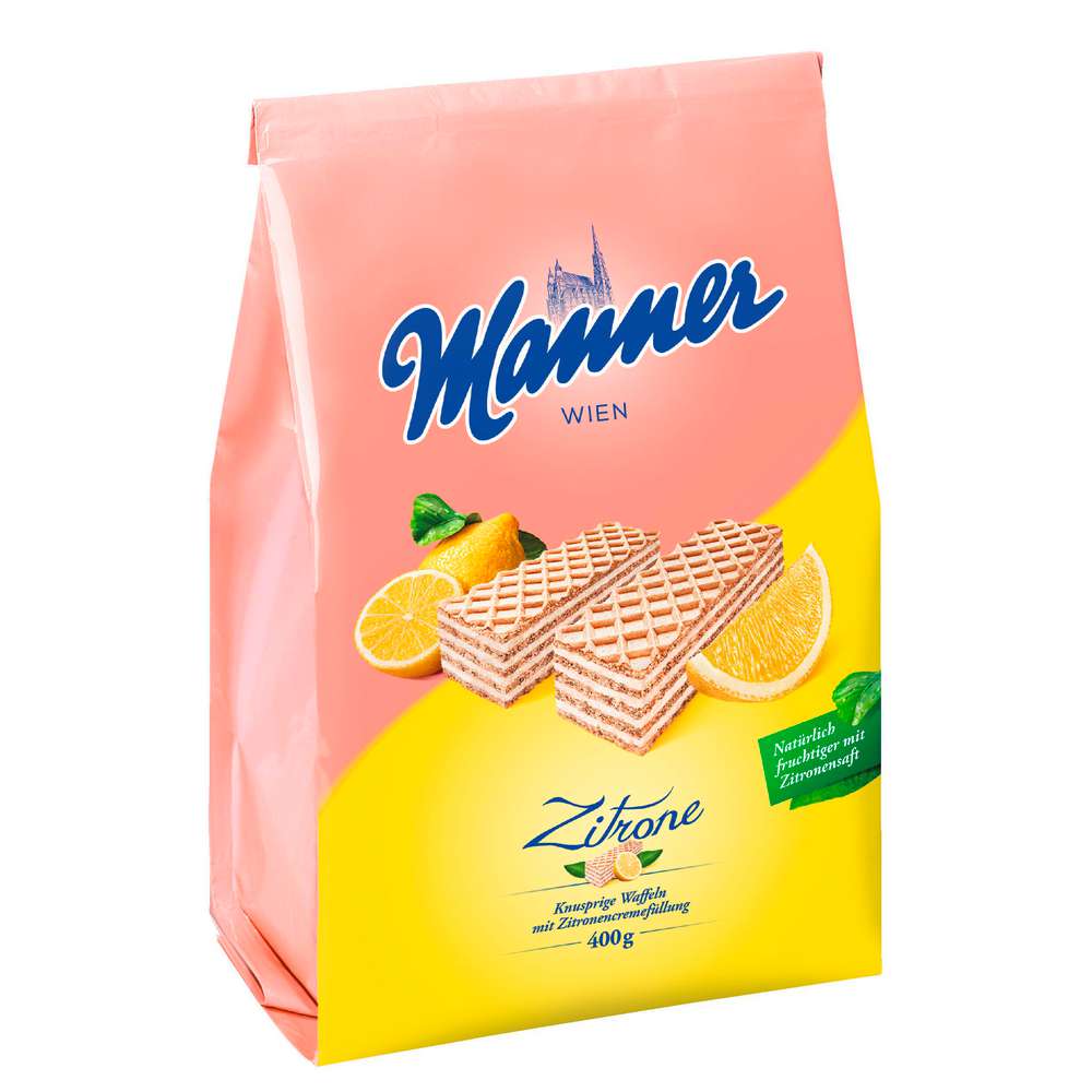 Produktabbildung Manner Zitronen Waffeln