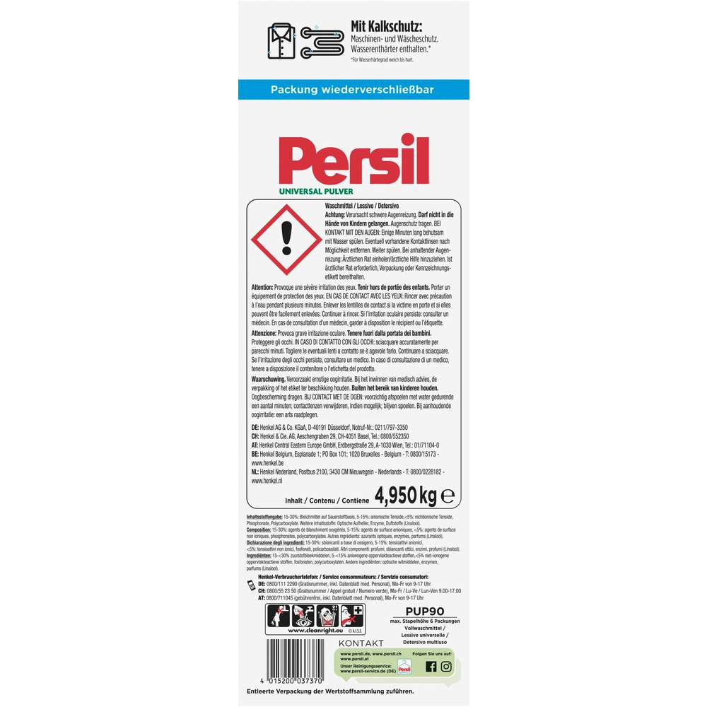 Produktabbildung Persil Universal-Waschmittel, Pulver, Tiefenrein