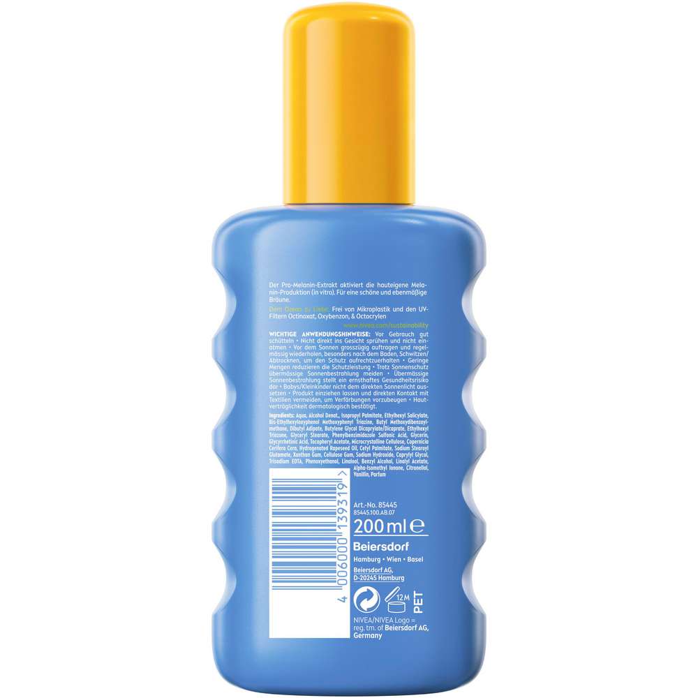 Produktabbildung Nivea Sun Spray Schutz & Bräune LSF 30