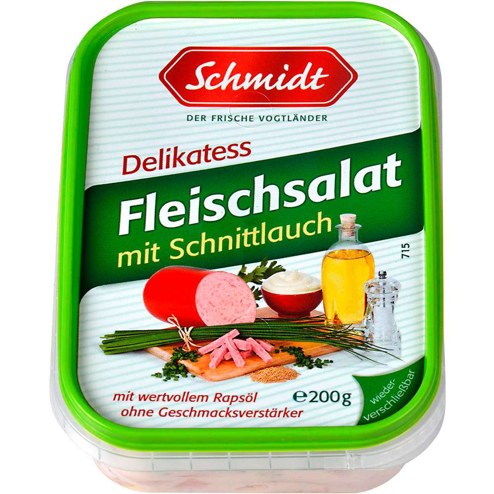 Produktabbildung Schmidt Fleischsalat mit Schnittlauch