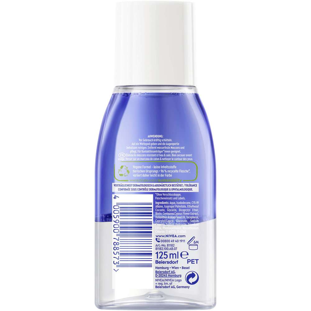 Produktabbildung Nivea Sanfter Augen Make-Up Entferner, für die sensible Augenpartie