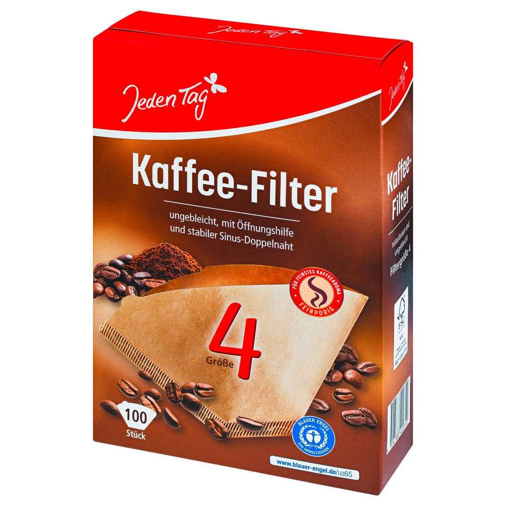 Produktabbildung Jeden Tag Kaffeefilter, Gr. 4