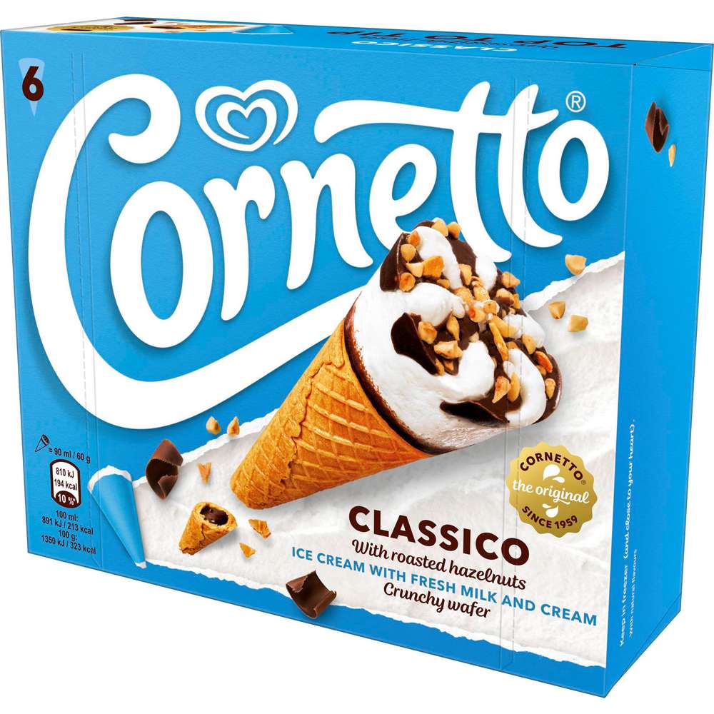 Produktabbildung Langnese Waffeleis, Cornetto Classico