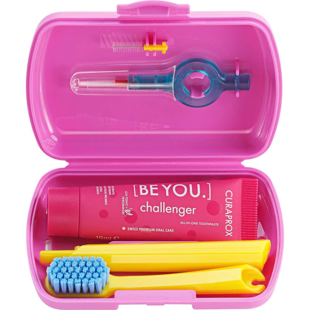Produktabbildung Curaprox Travel-Set pink