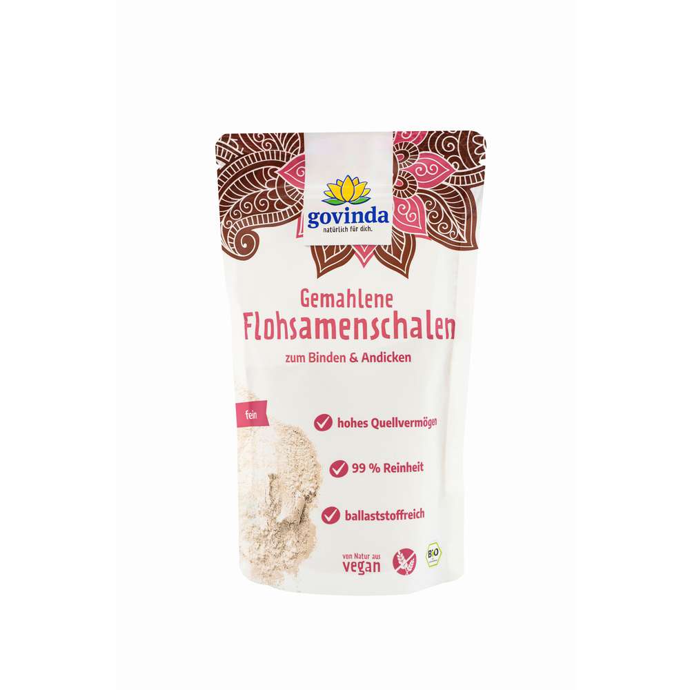 Produktabbildung Govinda Flohsamenschalen gemahlen
