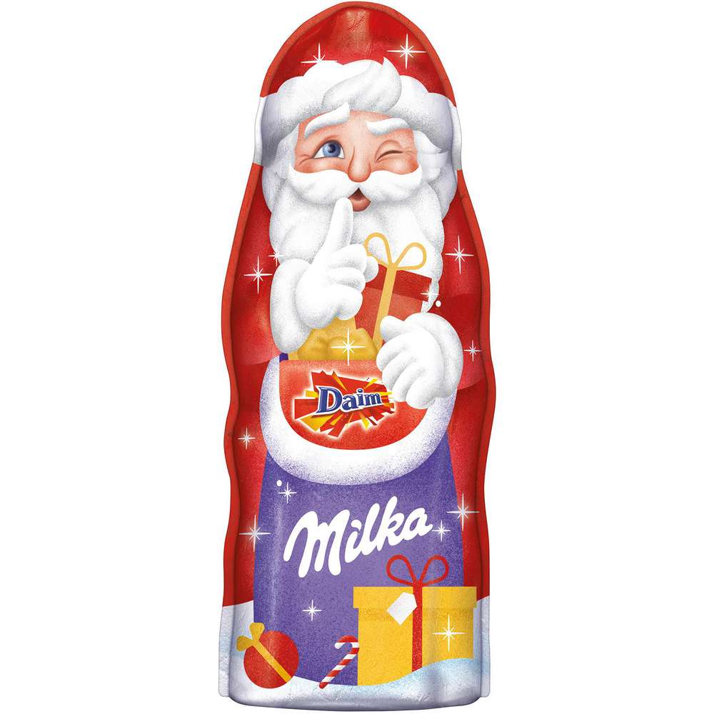 Produktabbildung Milka Weihnachtsmann Daim
