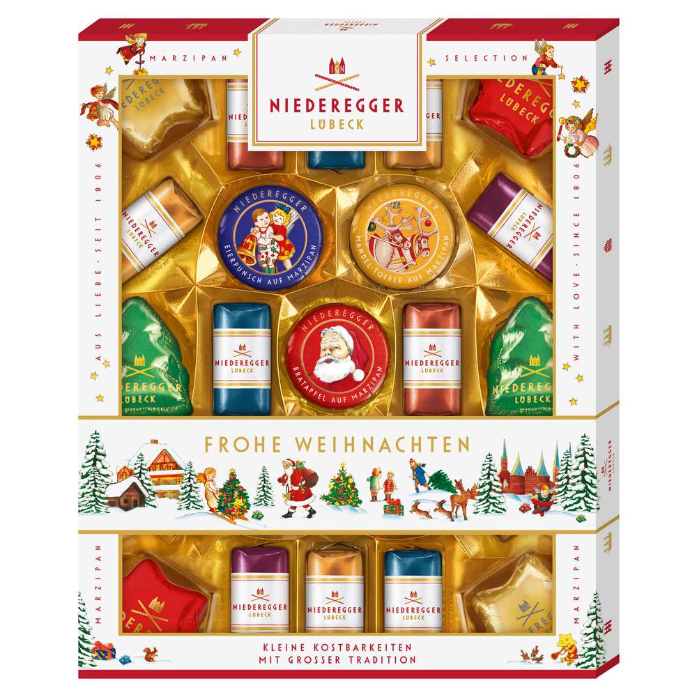Produktabbildung Niederegger Weihnachts-Marzipanerie, Pralinen
