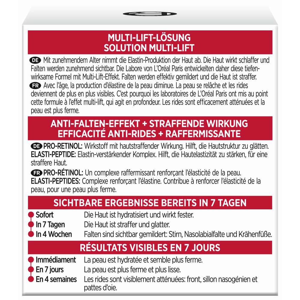 Produktabbildung L'Oreal Paris Revitalift Feuchtigkeitspflege Tag