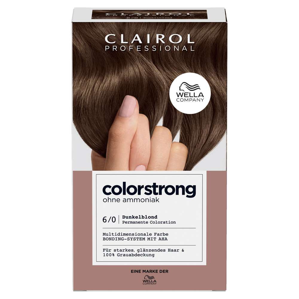 Produktabbildung Clairol Haarfarbe Colorstrong ohne Ammoniak, 6/0 Dunkelblond