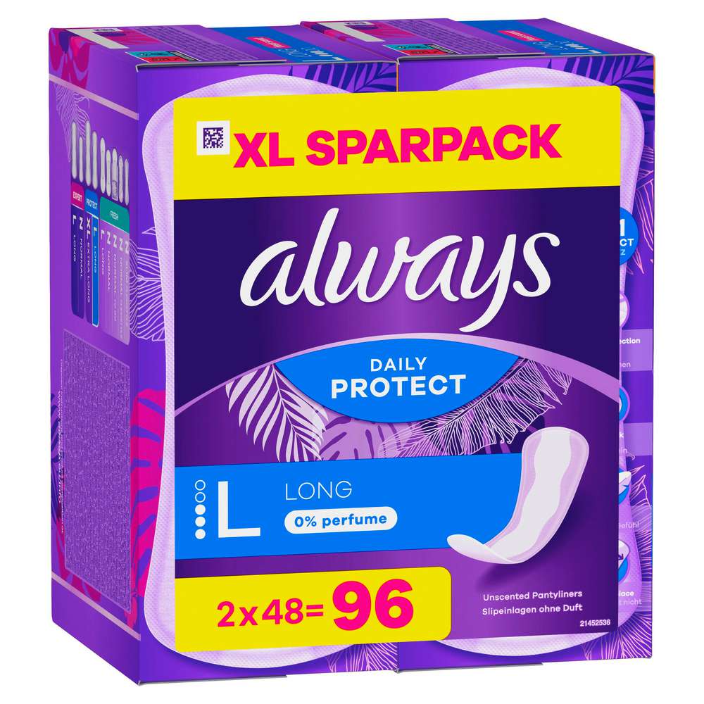 Produktabbildung Always Daily Protect Slipeinlagen long