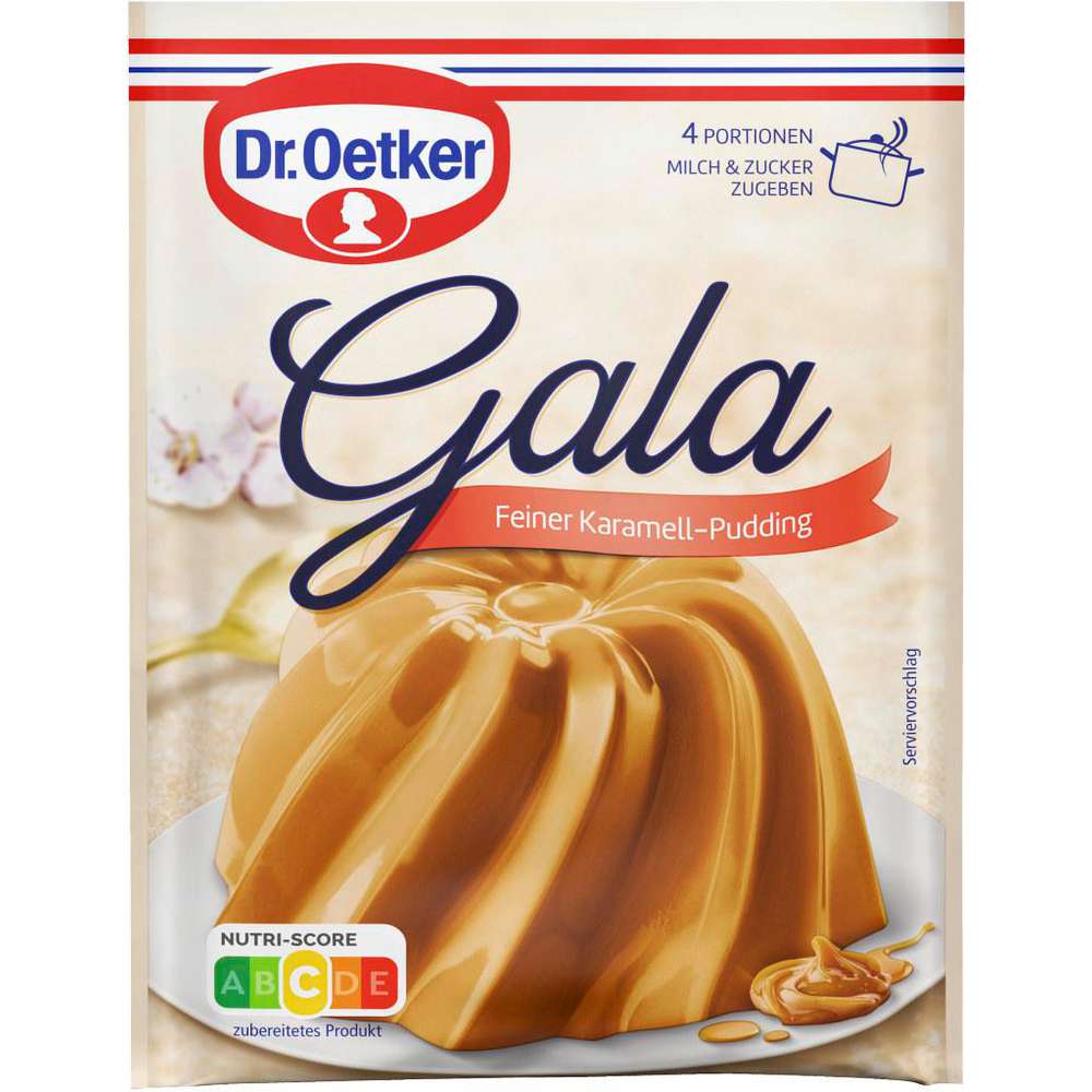 Produktabbildung Dr. Oetker Puddingpulver Gala, Karamell