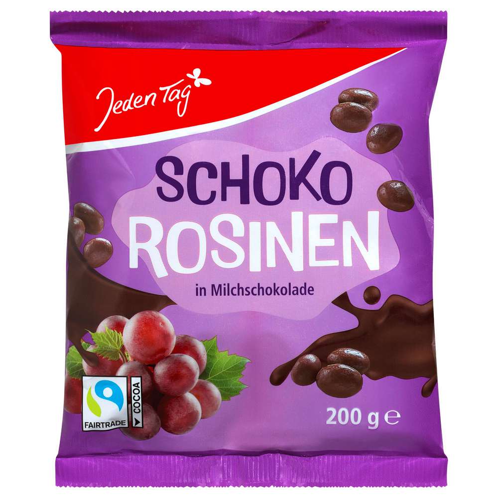 Produktabbildung Jeden Tag Schoko-Rosinen
