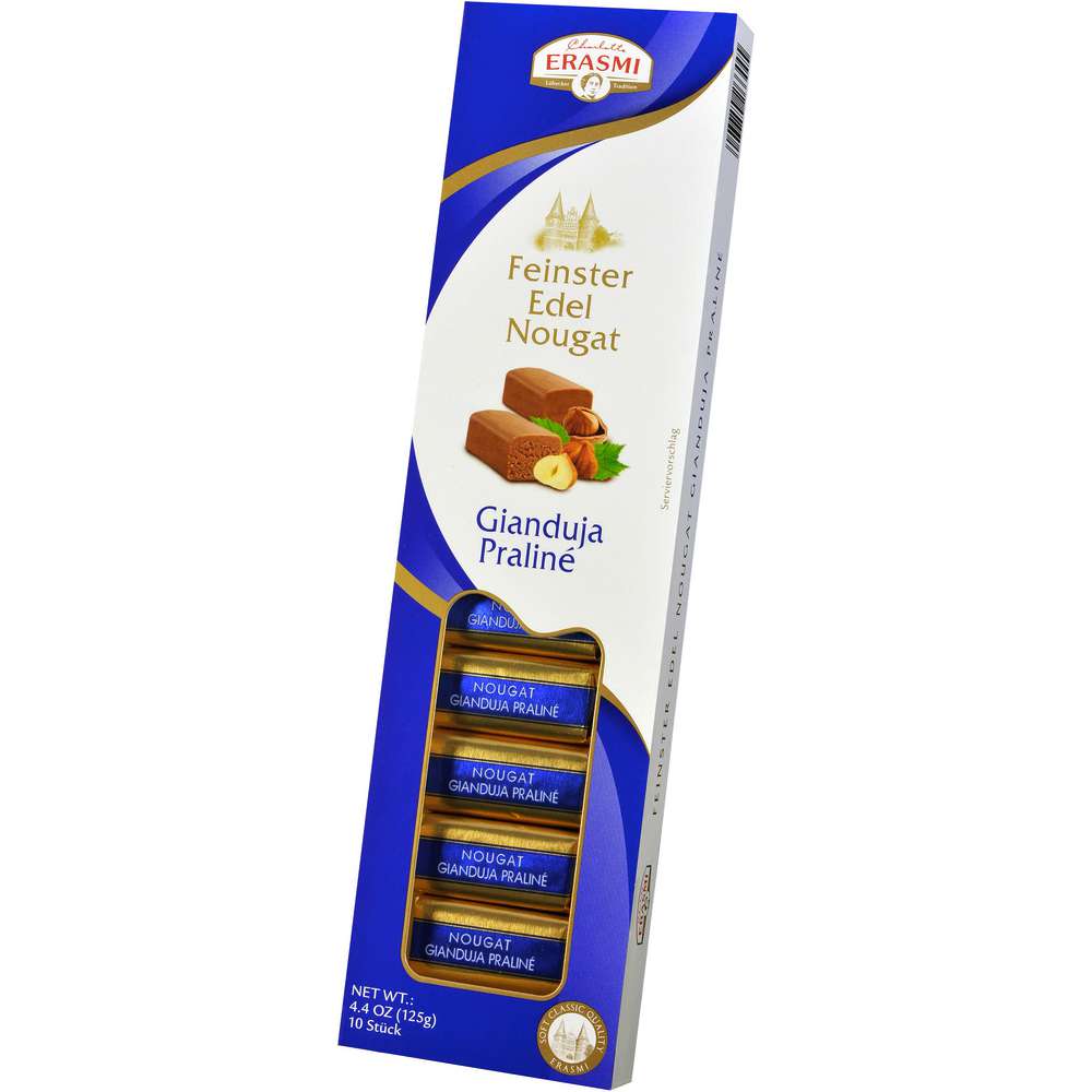 Produktabbildung Erasmi Pralinen Gianduja, Edel Nougat