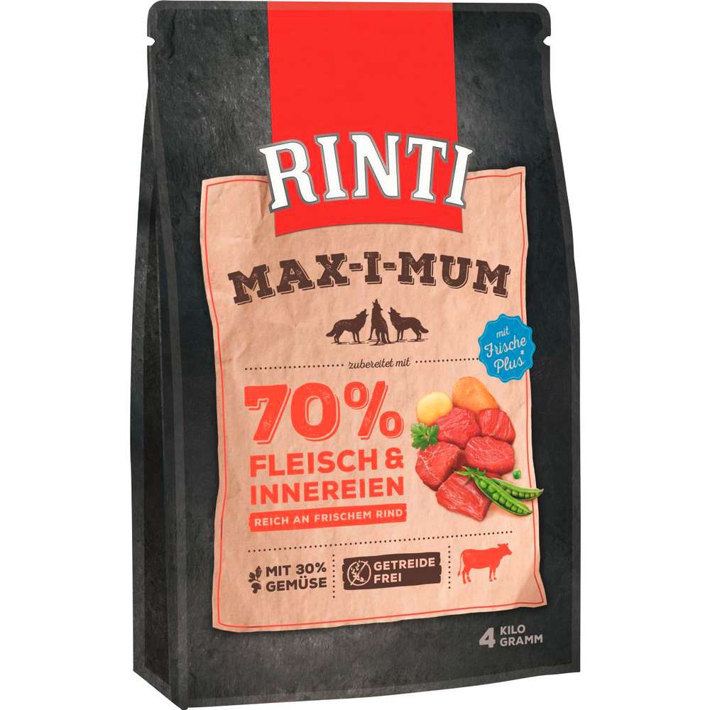 Produktabbildung Rinti Hunde-Trockenfutter Max-i-mum, Rind