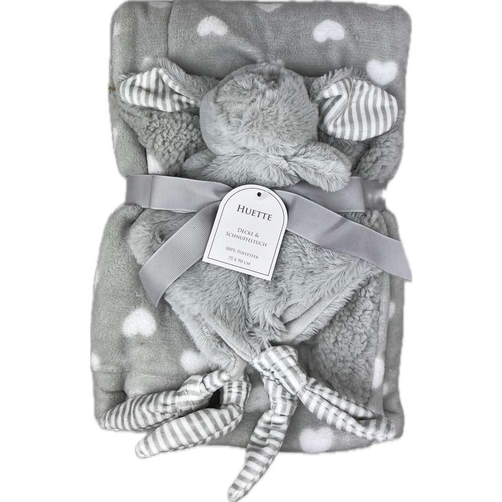 Produktabbildung Huette Decke & Schnuffeltuch Hase
