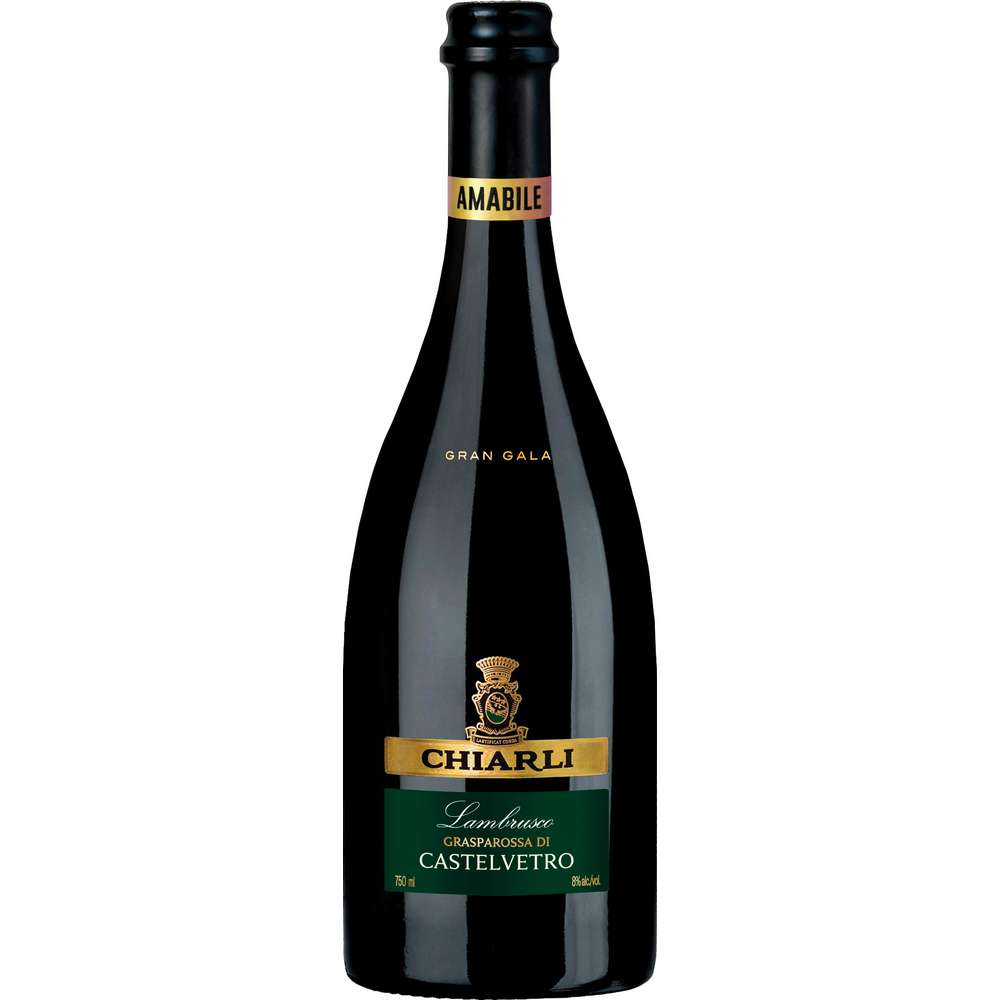 Produktabbildung Chiarli 1860 Lambrusco Grasparossa di Castelvetro Doc GRAN GALA Dolce, Rotwein