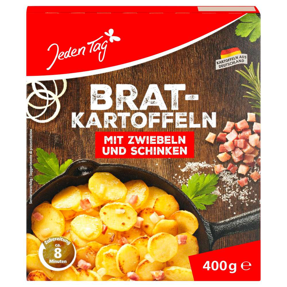 Produktabbildung Jeden Tag Bratkartoffeln mit Schinken