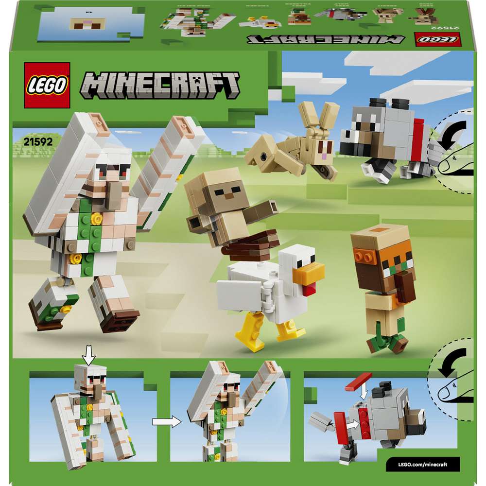 Produktabbildung Lego LEGO Minecraft Angriff des Hühnerreiters in der Wüste 21592