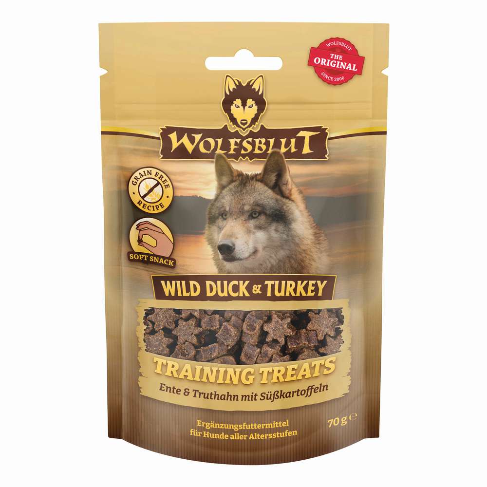 Produktabbildung Wolfsblut Hunde-Trainingsleckerlis, Wildente / Truthahn 