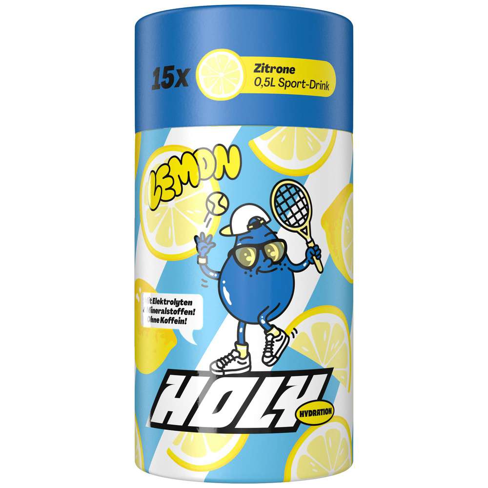 Produktabbildung HOLY Energy Pulver 15er Dose, Zitrone