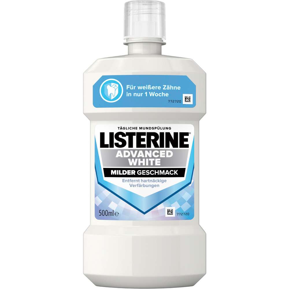 Produktabbildung Listerine Mundspülung Advanced White, Mild