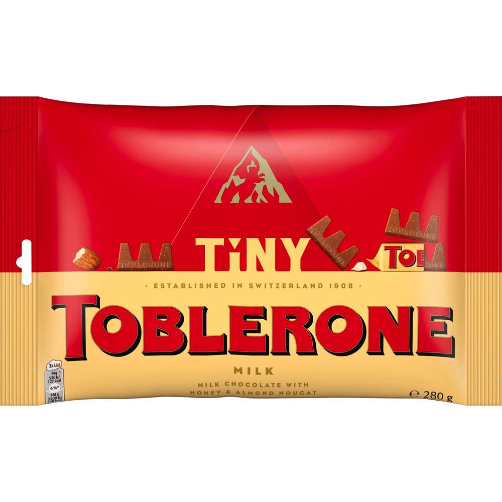 Produktabbildung Toblerone Mini-Schoko-Milch Riegel
