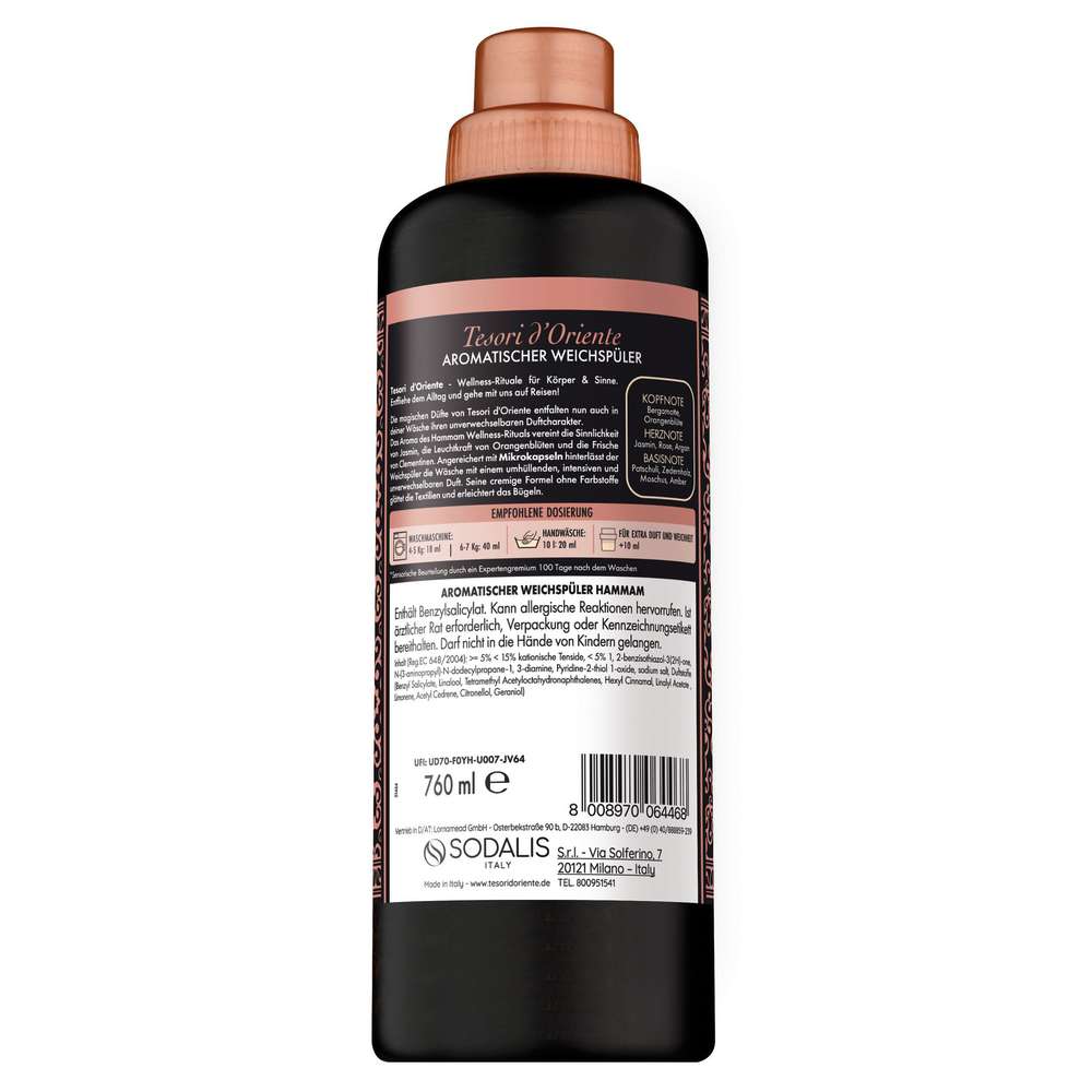 Produktabbildung Tesori d´Oriente Weichspüler, Hammam