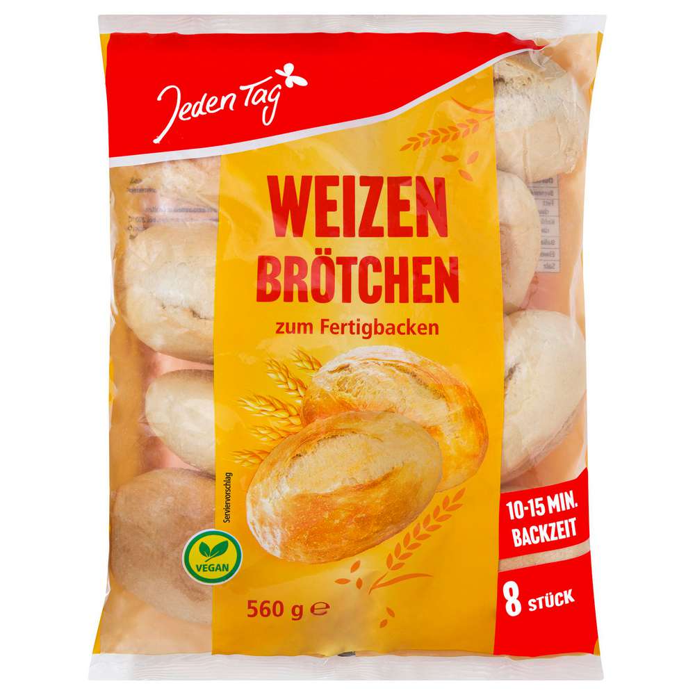 Produktabbildung Jeden Tag Weizenbrötchen zum Aufbacken