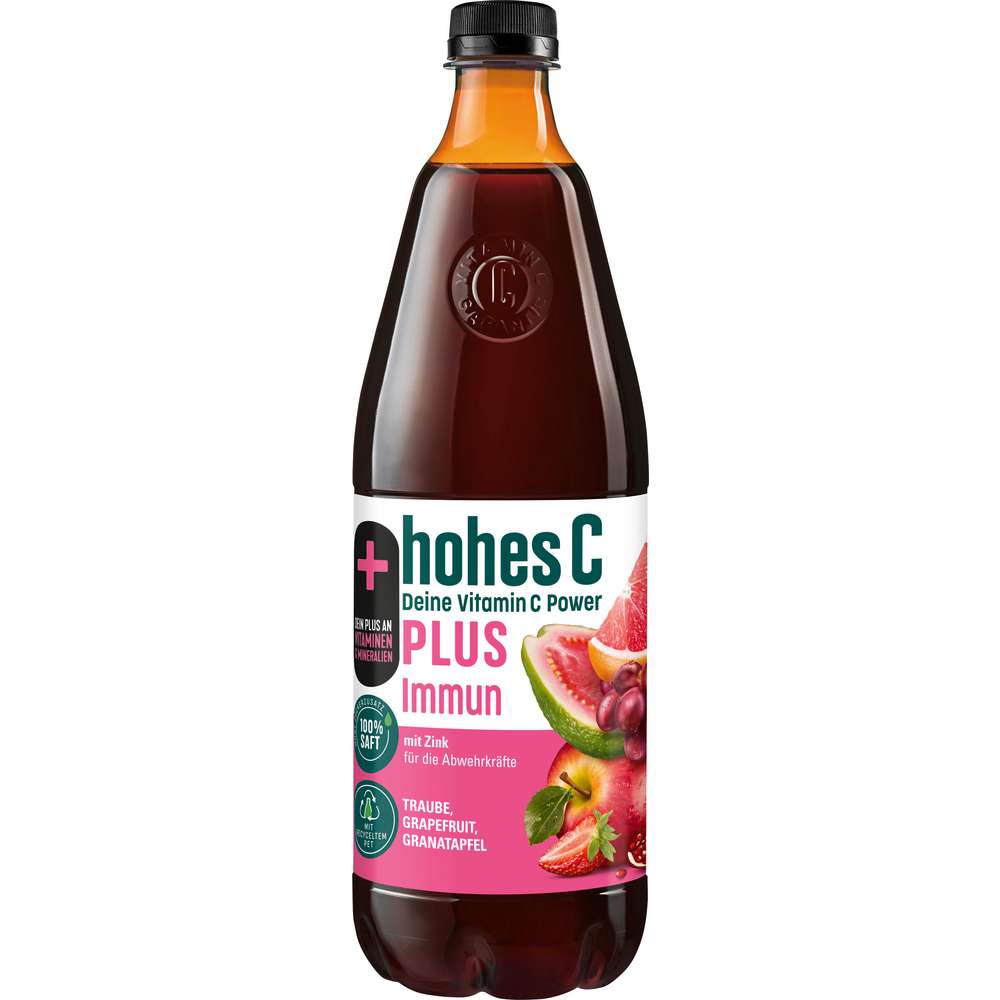 Produktabbildung hohes C Vitamn-Saft, Plus Immun