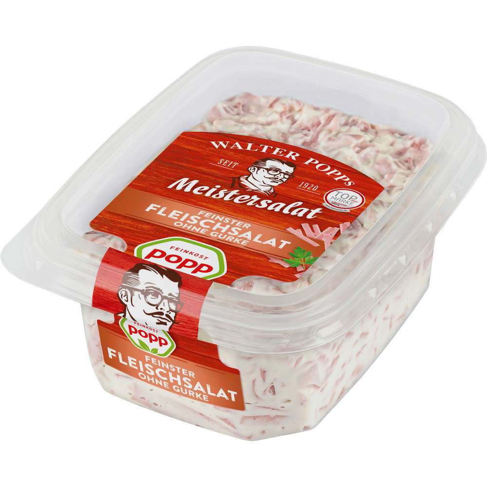 Produktabbildung Popp Fleischsalat ohne Gurke