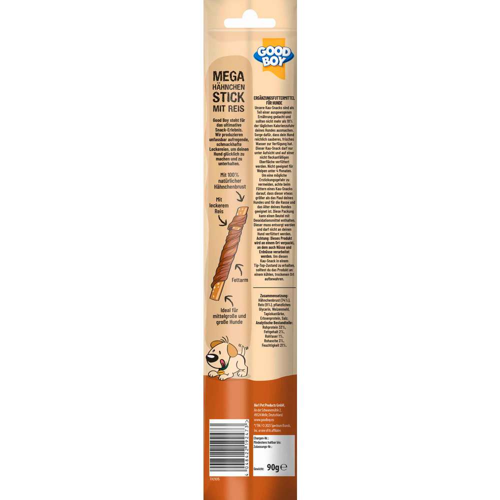 Produktabbildung Tetra Hunde-Snack Huhn mit Reis
