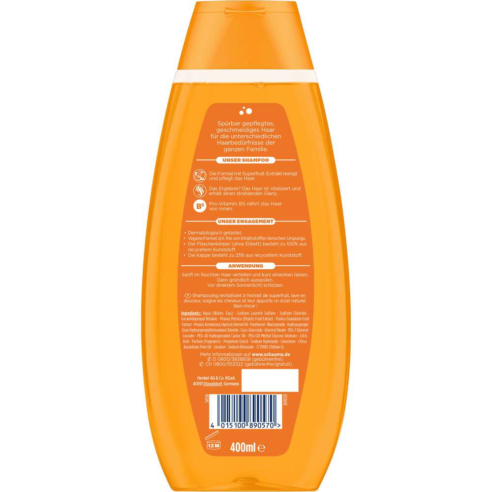 Produktabbildung Schauma Shampoo, Frucht & Glanz