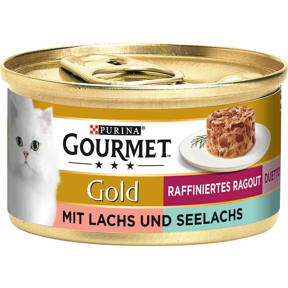 Produktabbildung Purina Katzen-Nassfutter Gourmet Gold, Lachs/Seelachs