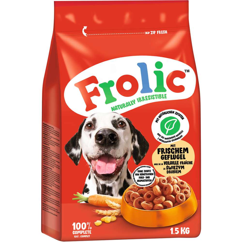 Produktabbildung Frolic Hunde-Trockenfutter, Geflügel