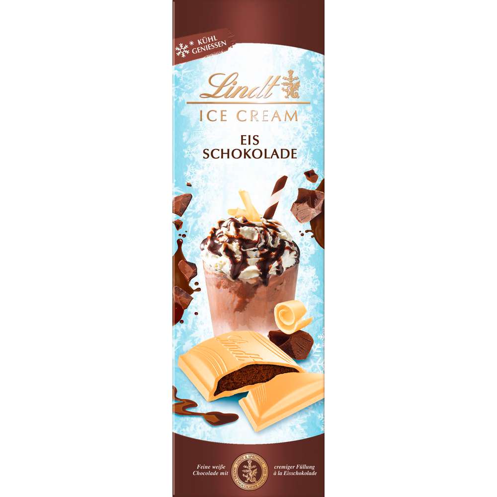 Produktabbildung Lindt Tafelschokolafe, Eisschokolade