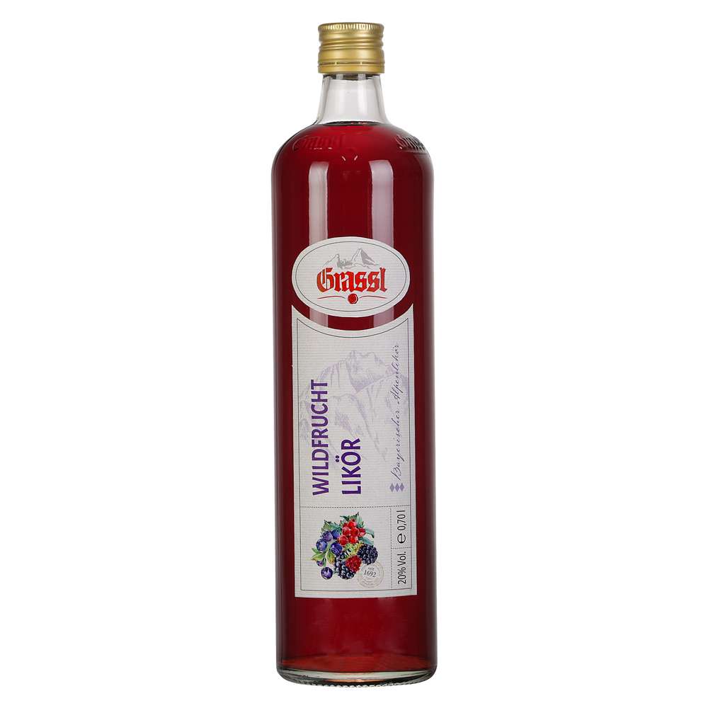 Produktabbildung Grassl Wildfrucht Likör 20% 