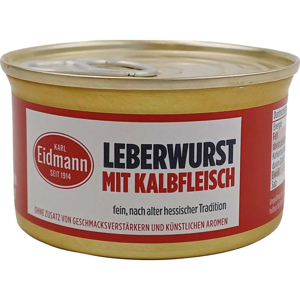 Produktabbildung Eidmann Feine Leberwurst mit Kalbfleisch