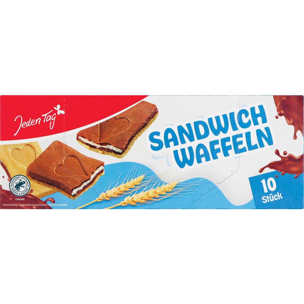Produktabbildung Jeden Tag Sandwich-Waffeln