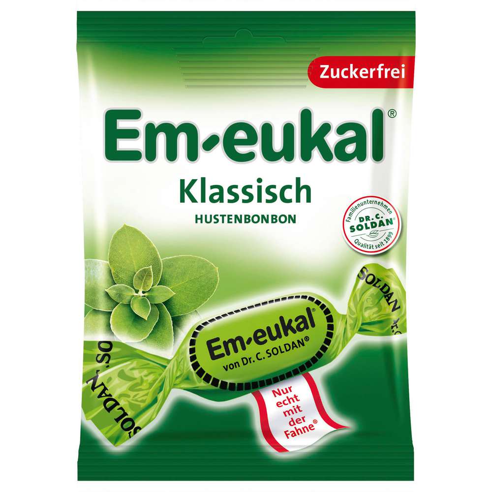Produktabbildung Em-Eukal Hustenbonbons Klassisch, zuckerfrei